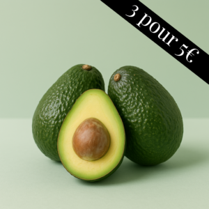 Avocats frais – Lot de 3 pièces